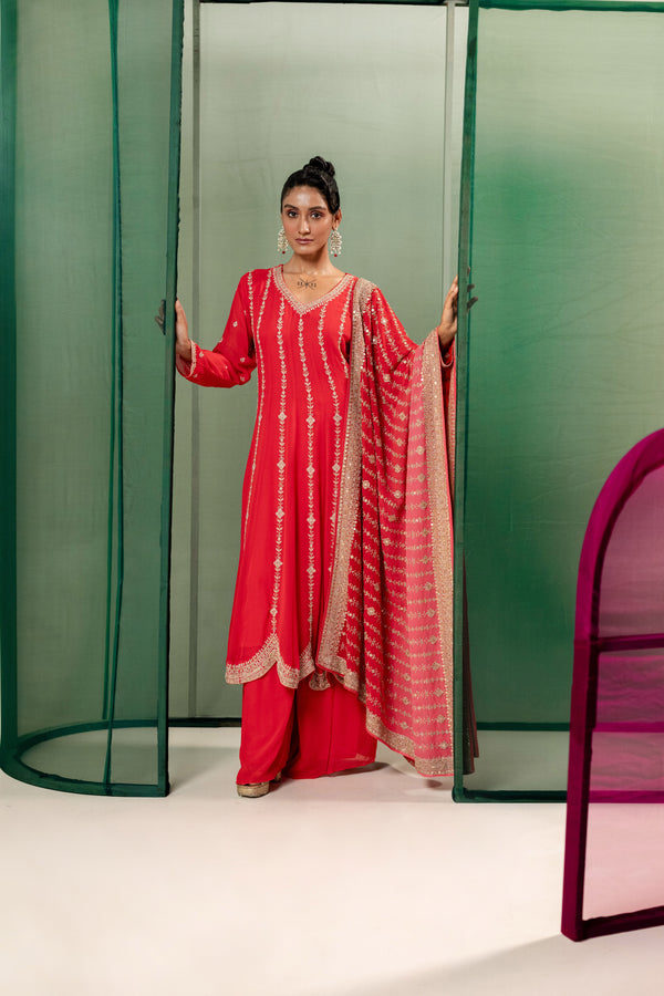 RANI ANARKALI PLAZZO SET